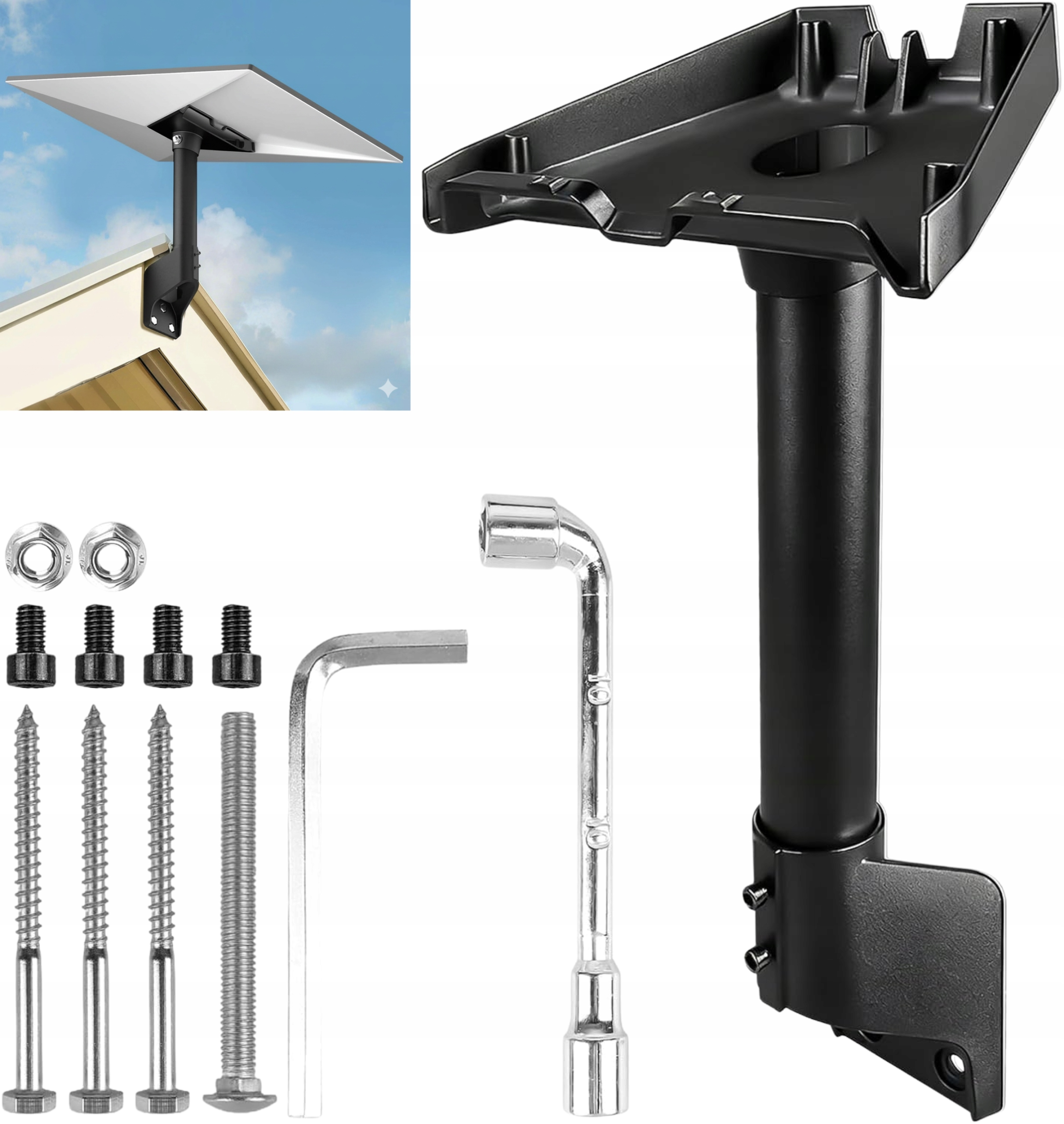 Uchwyt Dachowy Scienny Do Starlink Gen 3 Regulowany Solidny Kompletny