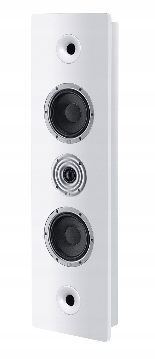 Kolumna naścienna głośnik Heco Ambient 44 F on wall biały