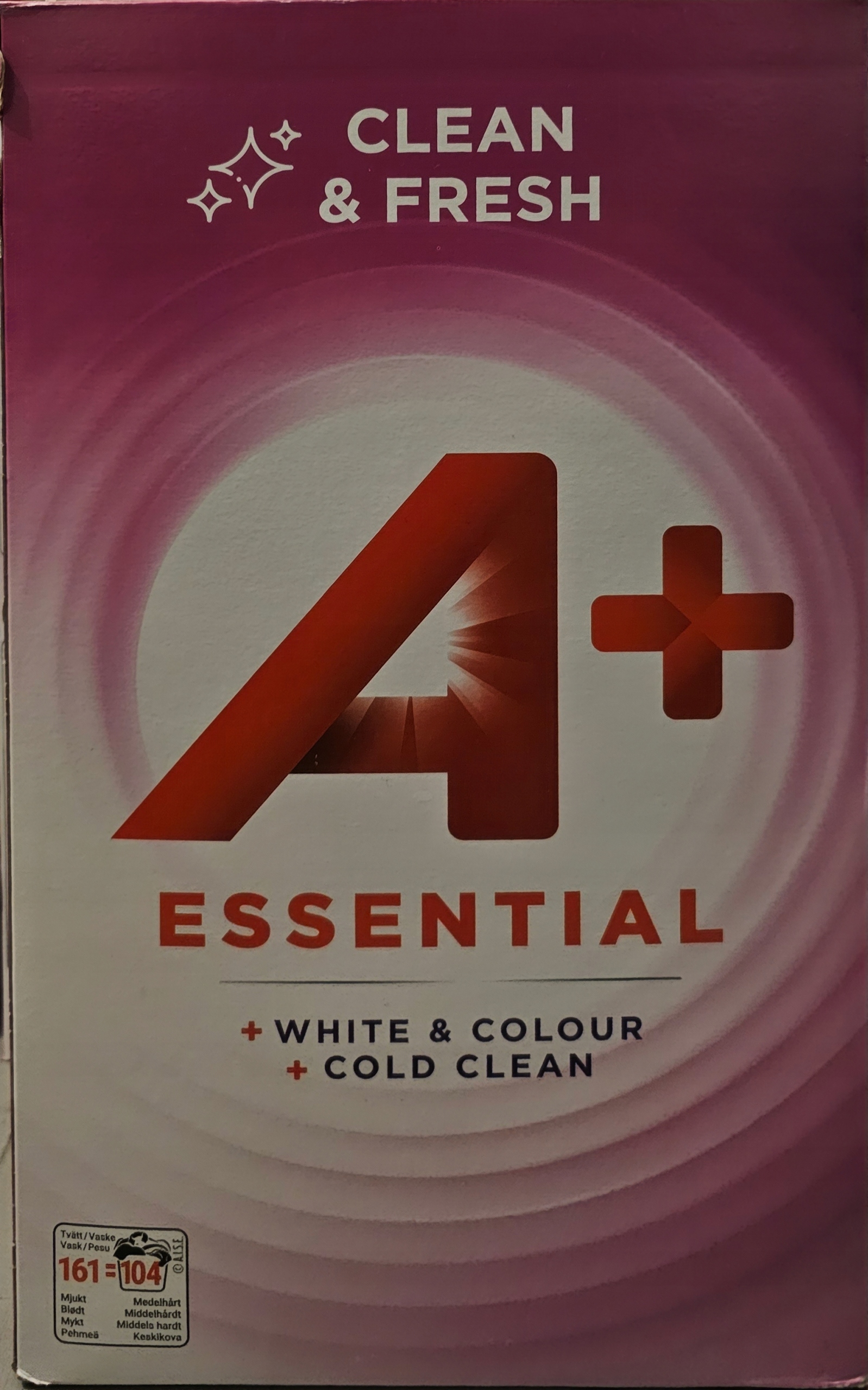 Levně Prášek A+ Essential Clean & Fresh – velký 6,8 kg