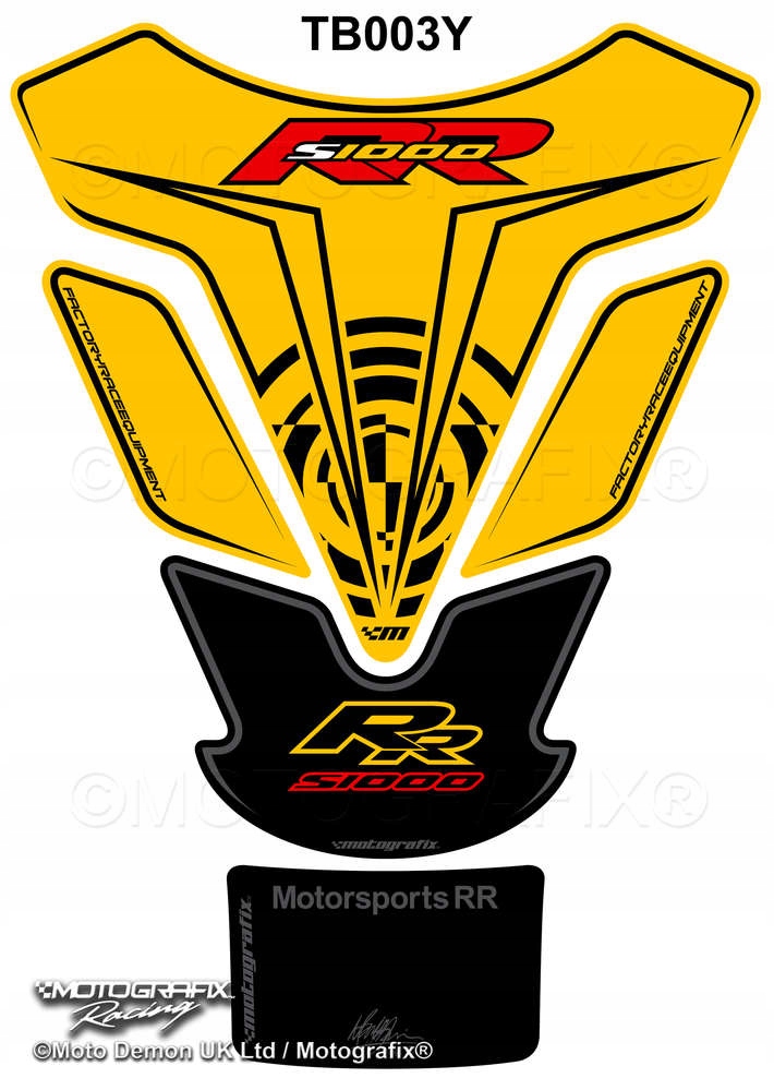 TANKPAD MOTOGRAFIX BMW S1000RR 2009 - 2011