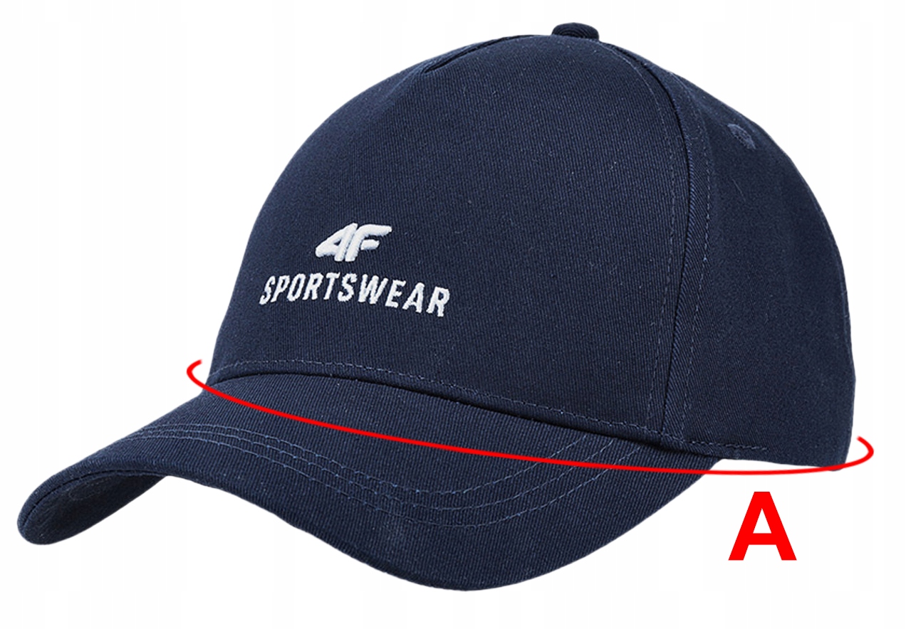 CZAPKA Z DASZKIEM MĘSKA 4F BEJSBOLÓWKA DAMSKA U266 BAWEŁNA REGULOWANA L/XL Cechy z daszkiem
