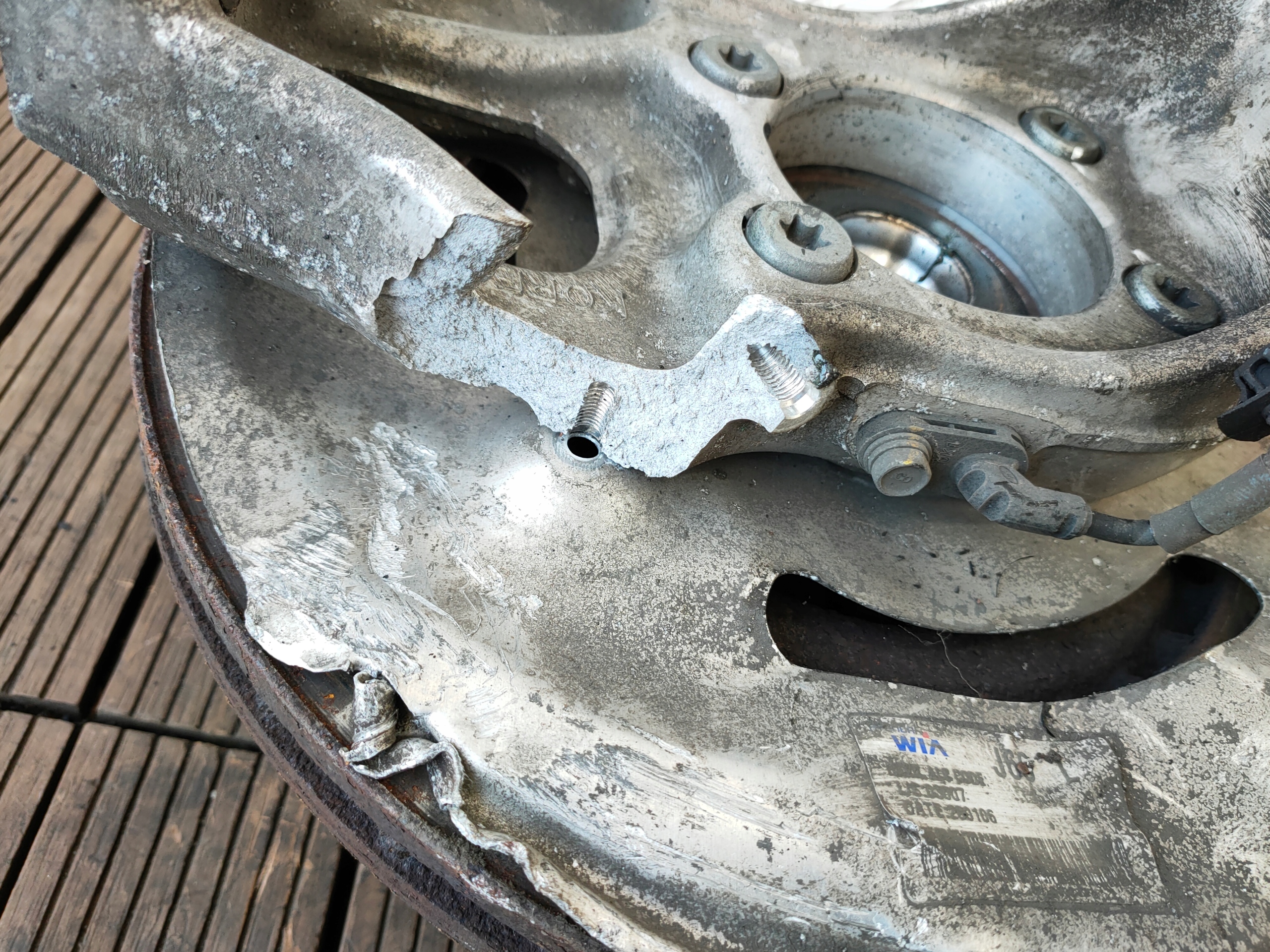 KIA STINGER 17-21 3.3T swing of the pivot front left sensor ABS OE