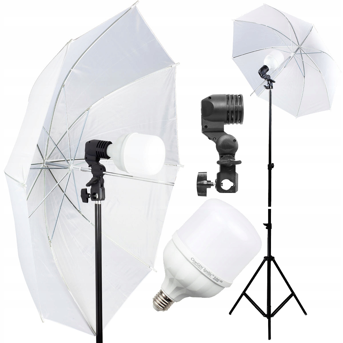 

CineGEN Lumifi studyjna lampa Led 100 parasolka 84