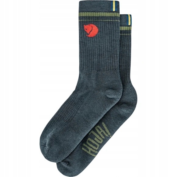 Skarpety rowerowe Fjallraven Hoja Socks Navy [Rozmiar obuwia 36-38]