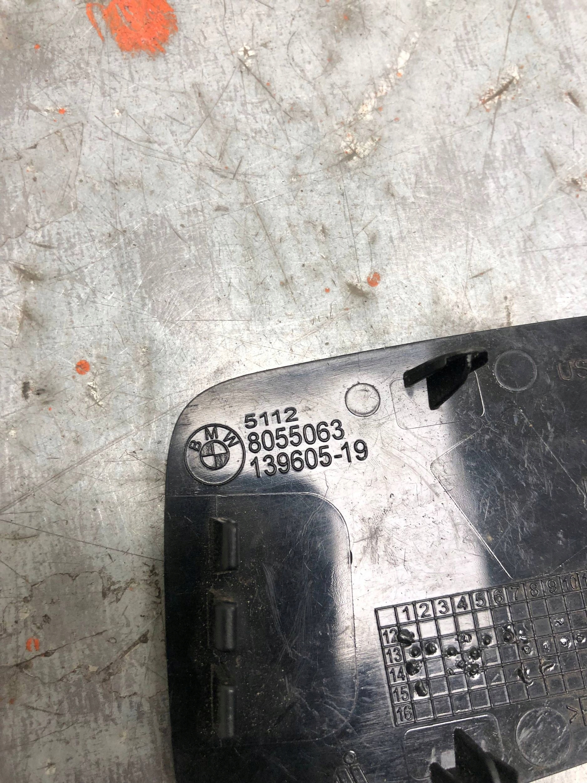 Abschleppöse heck BMW X5 F15 8055063