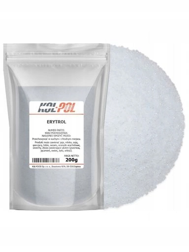 5 x Erytrol Přírodní sladidlo 0 kalorií Náhrada cukru Kol-Pol 200 g