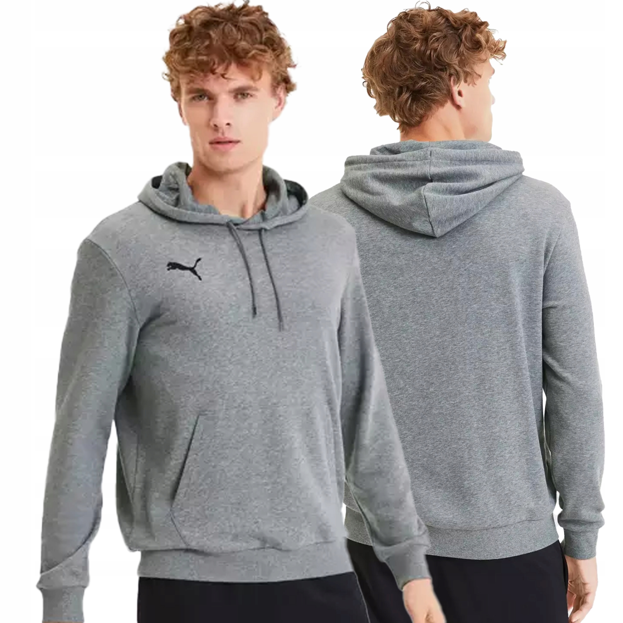 Bluza męska Puma szara z kapturem 3XL