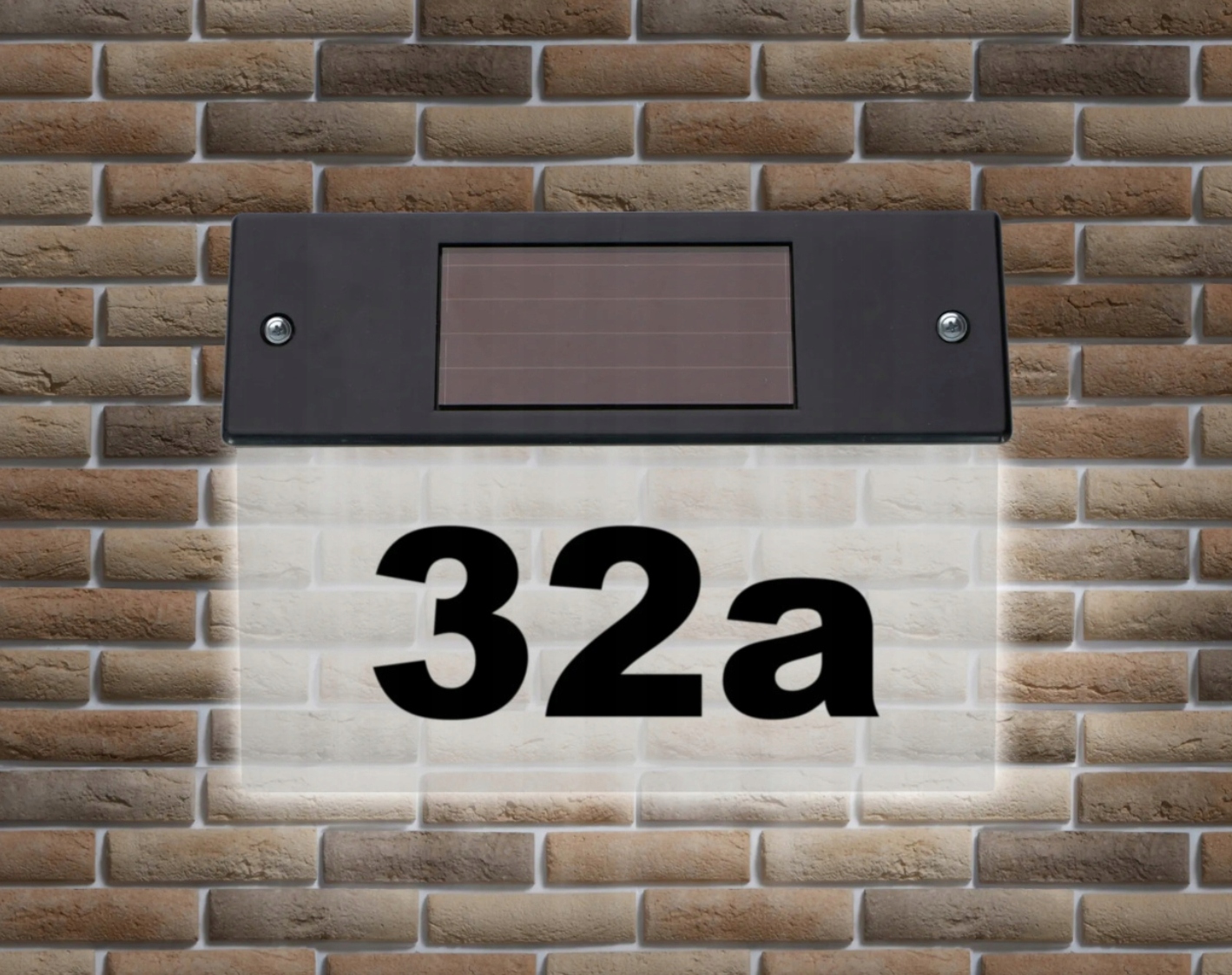 TABLICA ADRESOWA TABLICZKA NUMER DOMU PODŚWIETLANY Stan opakowania oryginalne