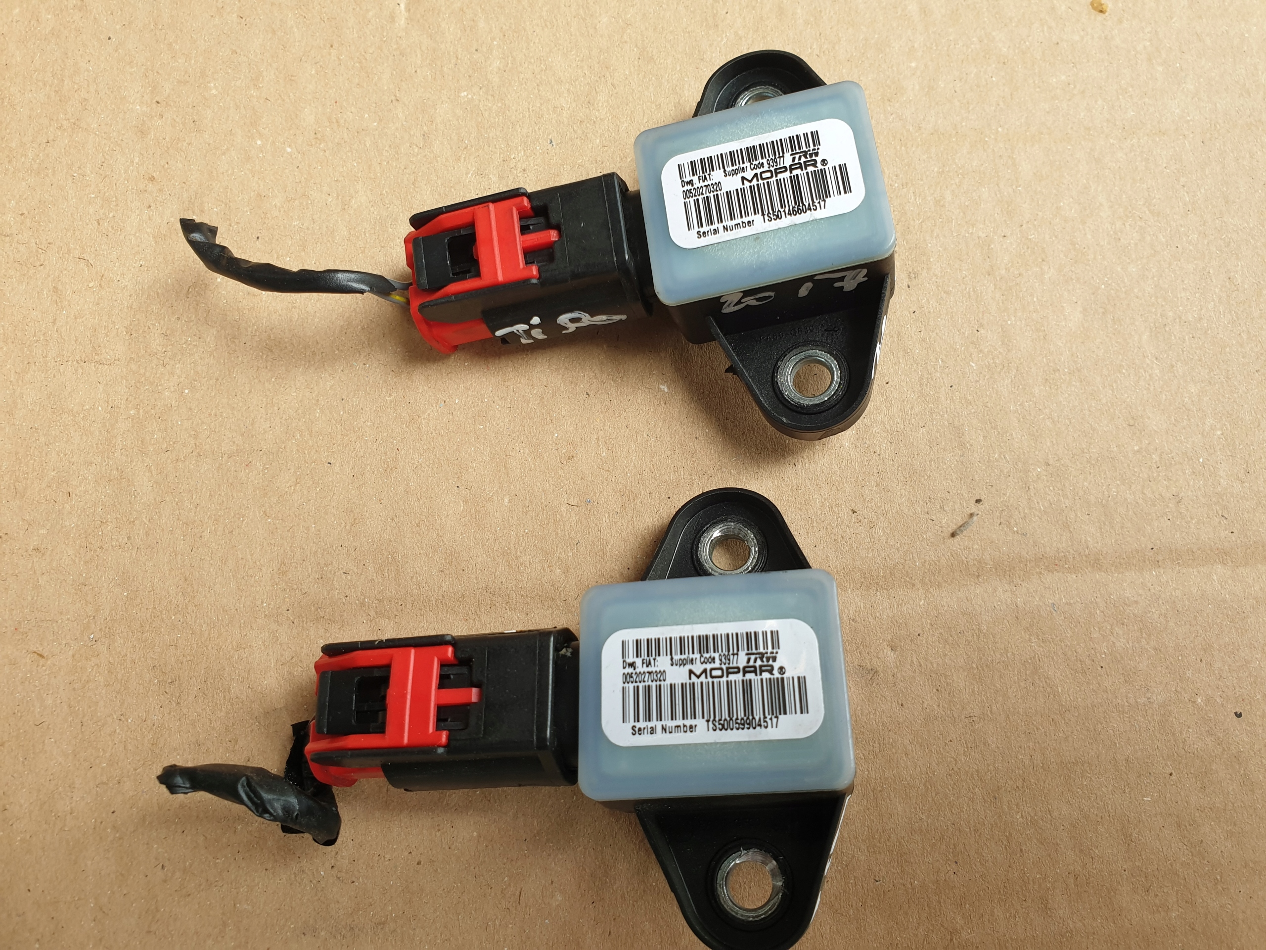 SENSOR airbag AIRBAG FIAT TIPO 2015- 00520270320