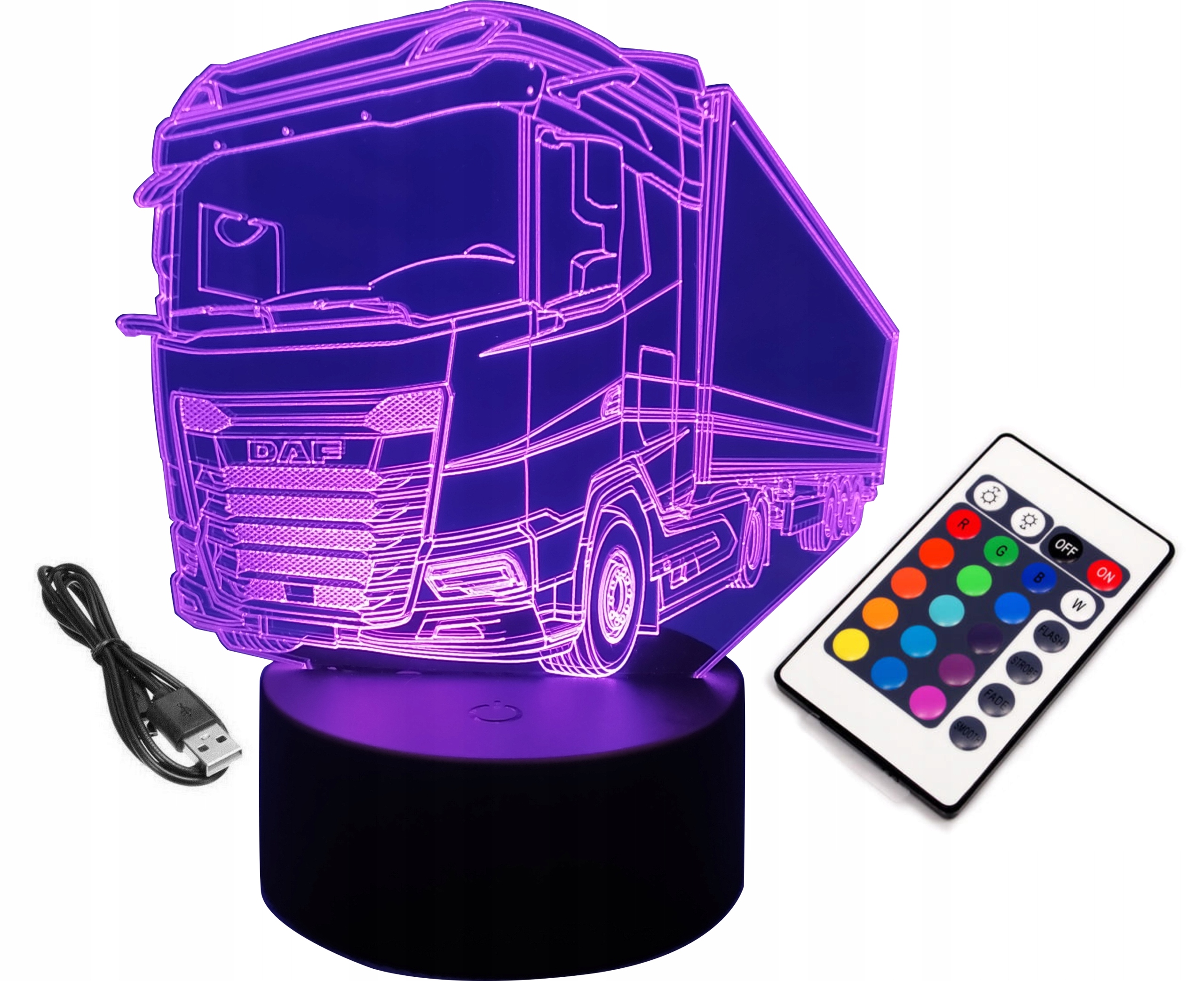 

Lampka 3D Led Gadżet Dla Kierowcy Tira Tir Daf DX