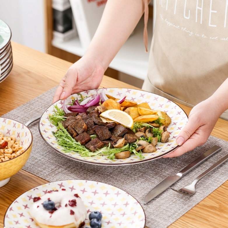 ZASTAWA kolorowa BOHO wzorzysta ETNO SERWIS VANCASSO TULIP 16 szt/ 4 osób Marka Vancasso