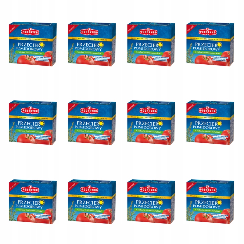 Podravka rajčatový protlak se středomořskými bylinkami 500 g X12