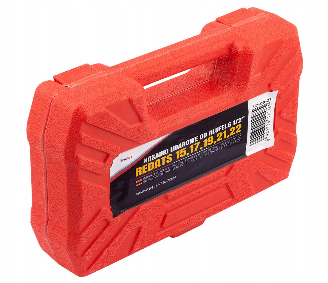 NASADKI UDAROWE ZESTAW NASADEK UDAROWYCH 1/2 CrV Typ 4-kątna