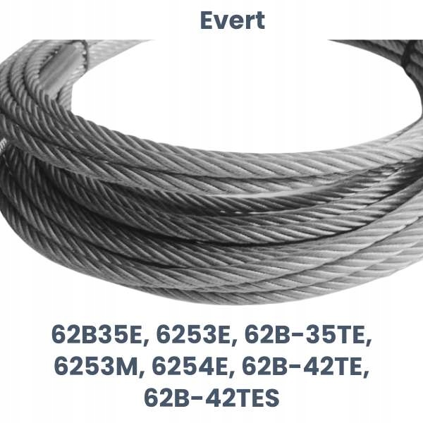 Náhradní díl Evert: Lina zvedáku 62B35E, 6253E, 62B-35TE, 6253M, 6254E...