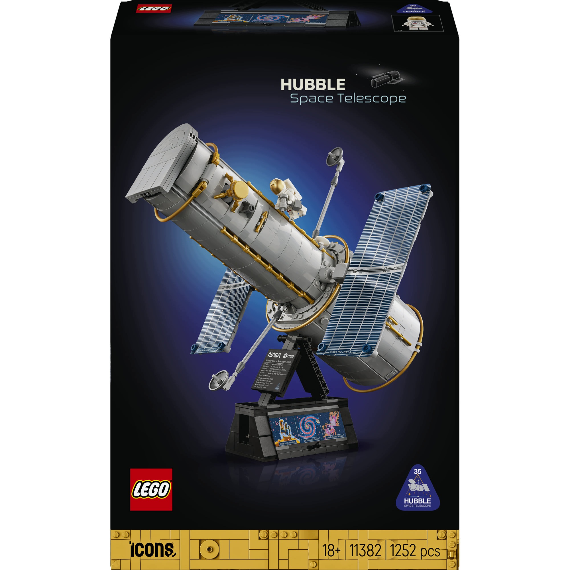 Lego Icons 11382 Hubbleův vesmírný dalekohled