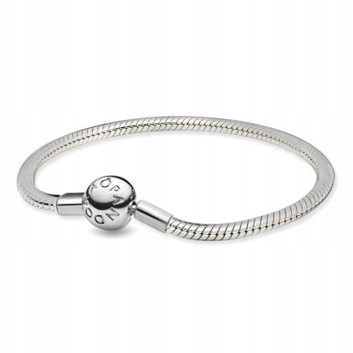 Stříbrný náramek Pandora Moments (Hladká Kulička) 590728-16 (16 cm)