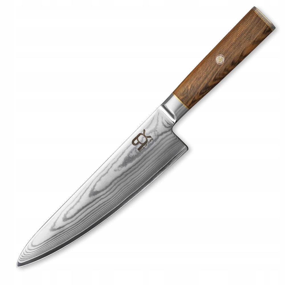 Nůž kuchyňský Chef/Gyuto 210 mm Sok Cocobolo White Damascus