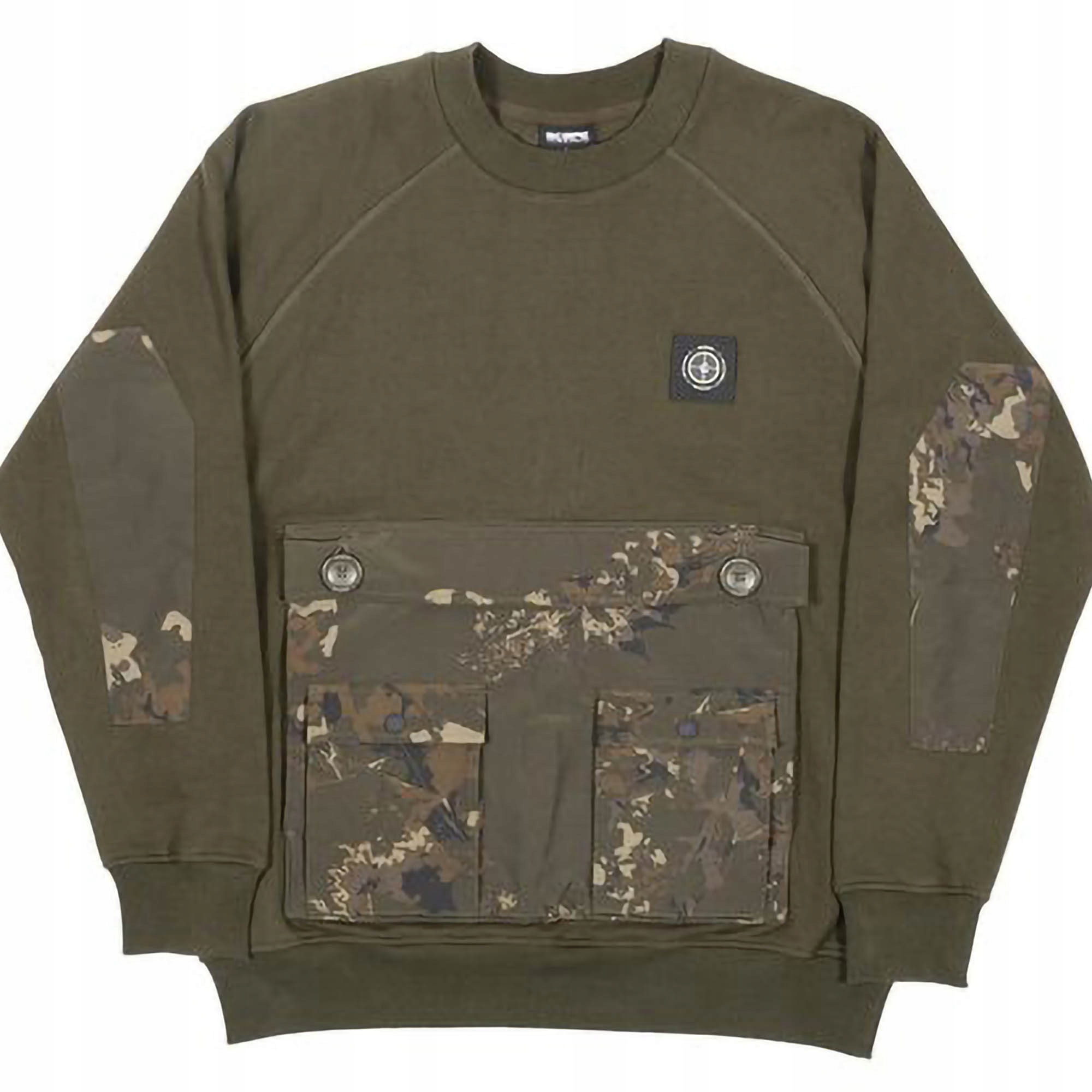 Mikina Khaki Camo s kapsami Nash Scope Hd Jumper vel. XXL
