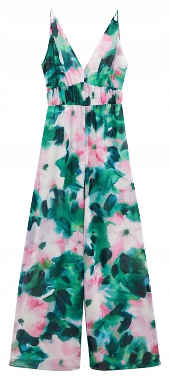 Zara Dámská Kombinéza Narduk Květiny Podšívka vel. L