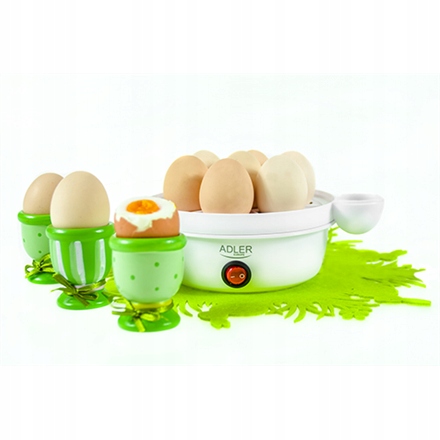 Adler Bojler do jajek Ad 4459, 450 W, Biały Gotuj 7 idealnych jajek