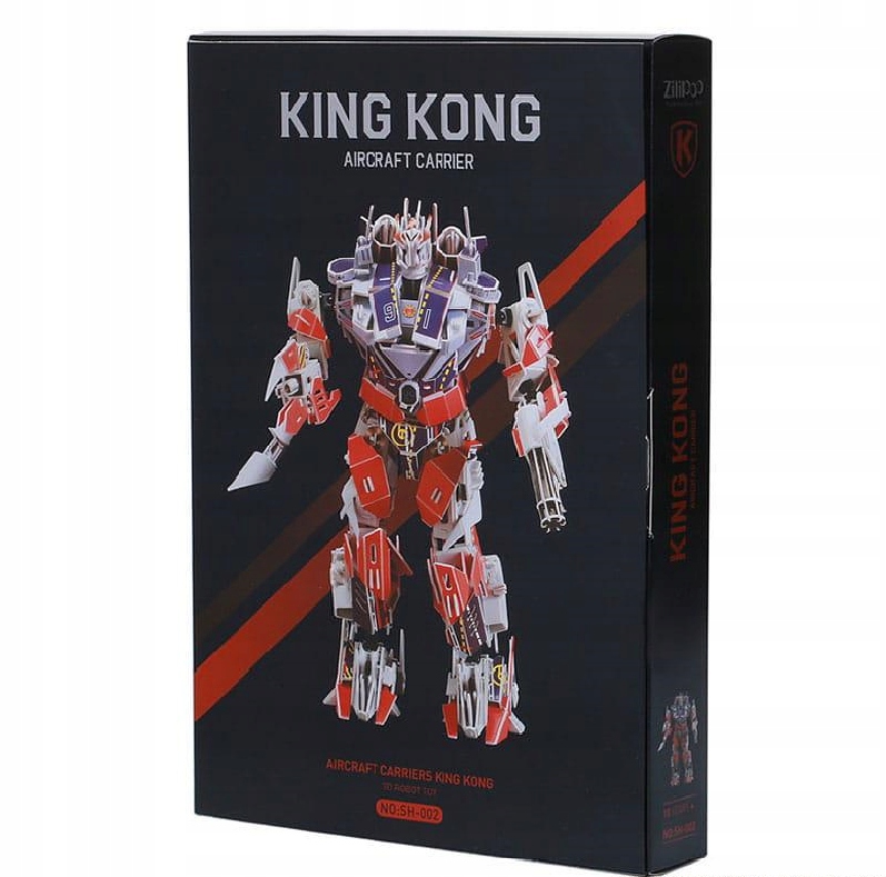 ROBOT puzzle 3d Godzilla King Kong Aircraft