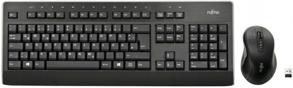Bezprzewodowy zestaw klawiatura mysz Fujitsu Wireless LX960 Spolszczona