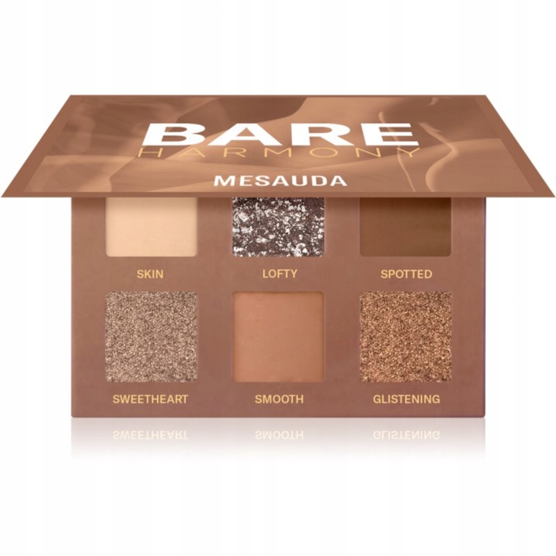 Mesauda Milano Bare Harmony paletka očních stínů, odstín 206 Timeless Nude, 6x