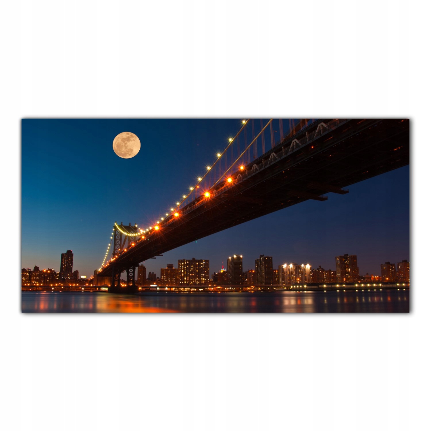 

Obraz Szklany Foto-obraz Księżyc Manhattan 120x60