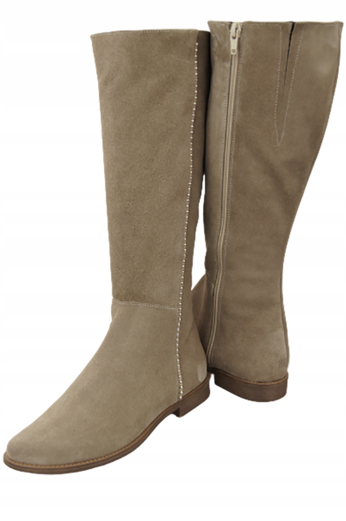 Kozaki Damskie skóra naturalna 153 ElitaBut Rozmiar 40