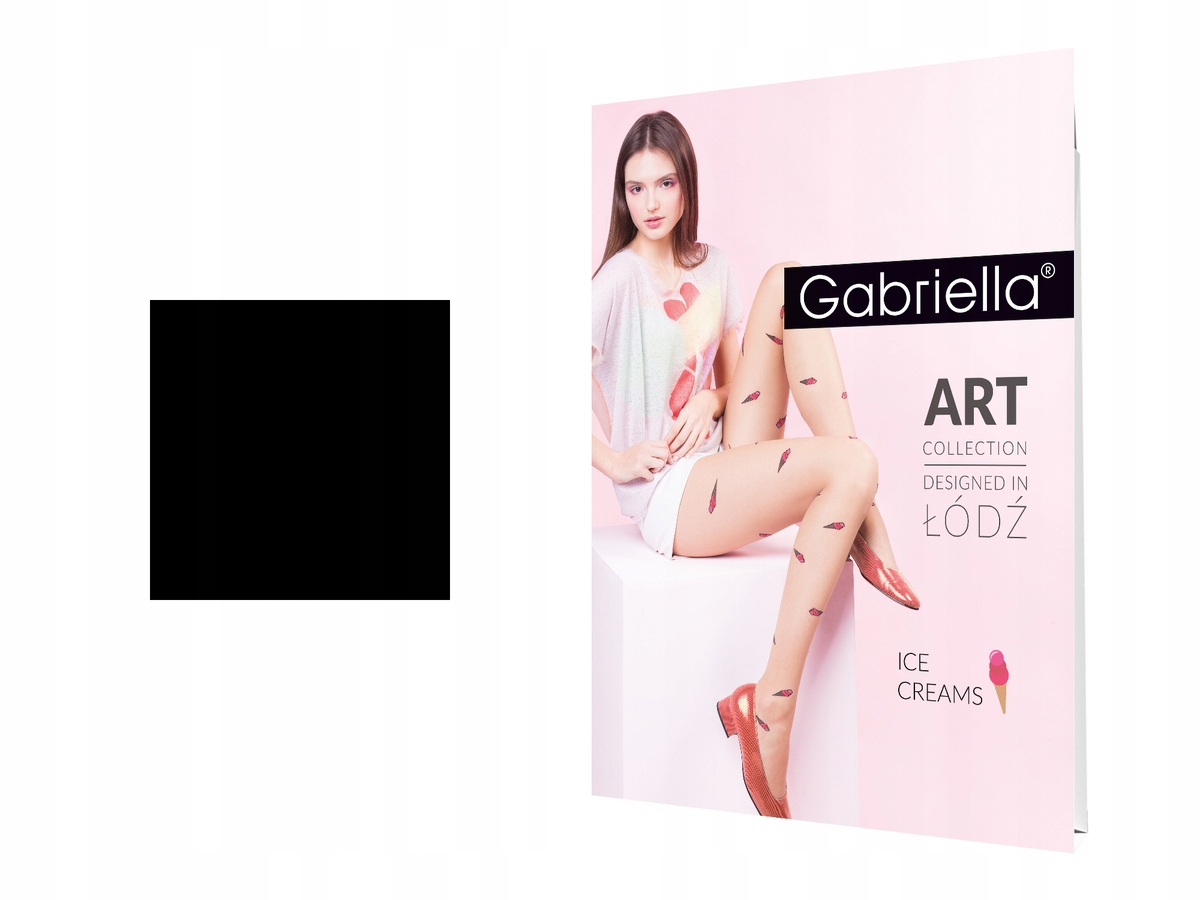 

-30% Rajstopy Gabriella Lody Ice Creams 3 Nero