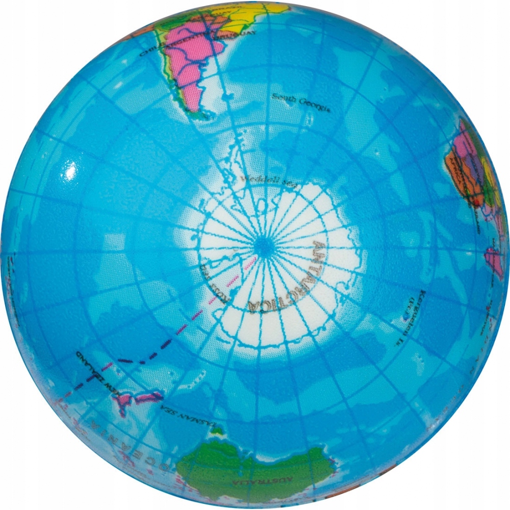 Piłka antystresowa globus MC51848mc Bohater brak