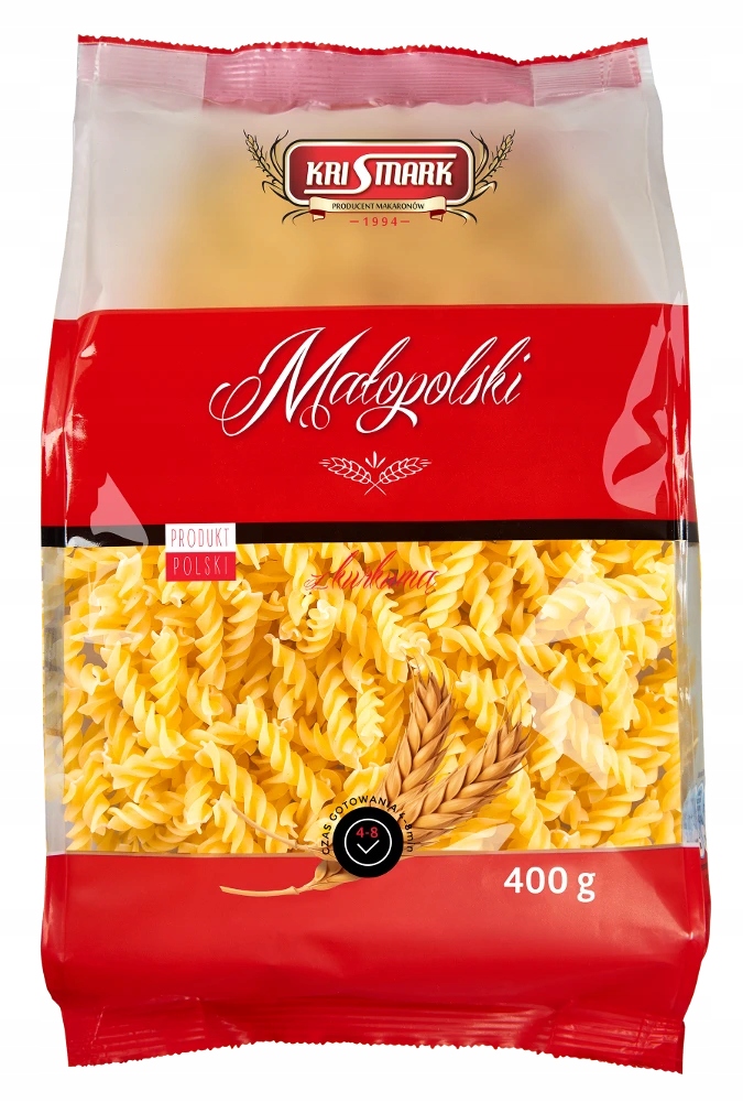 Levně 20 x Lahodné Těstoviny Vřeteno Do Omáček Salátové Polévky Malopolské Fusilli 400 g