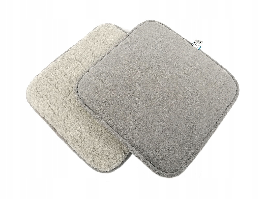 

Podkład Na Siedzenie Wełniany Poduszka Mata Siwe