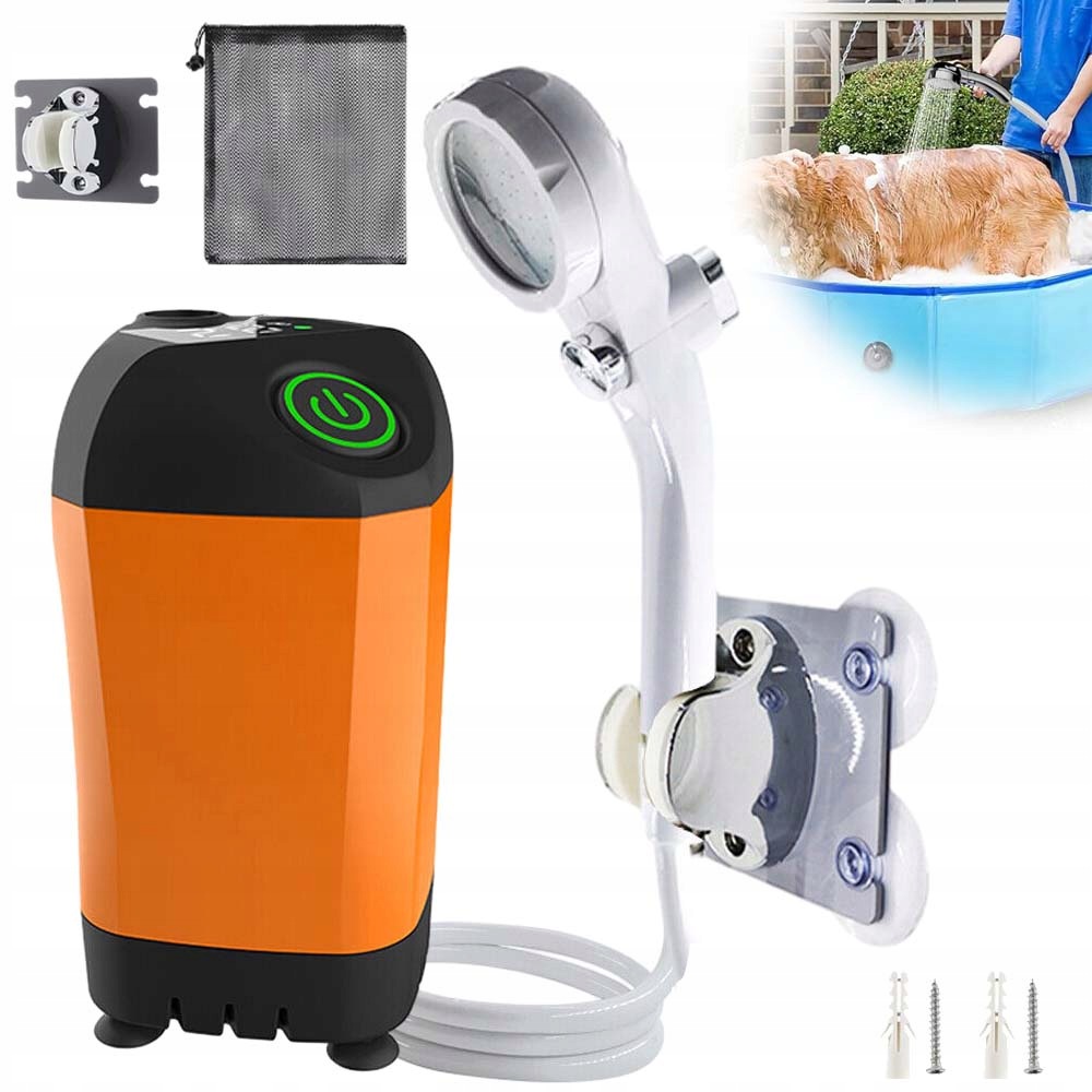 Přenosná Turistická Sprcha S Akumulátor S Pumpičkou 4800 Mah IPX7