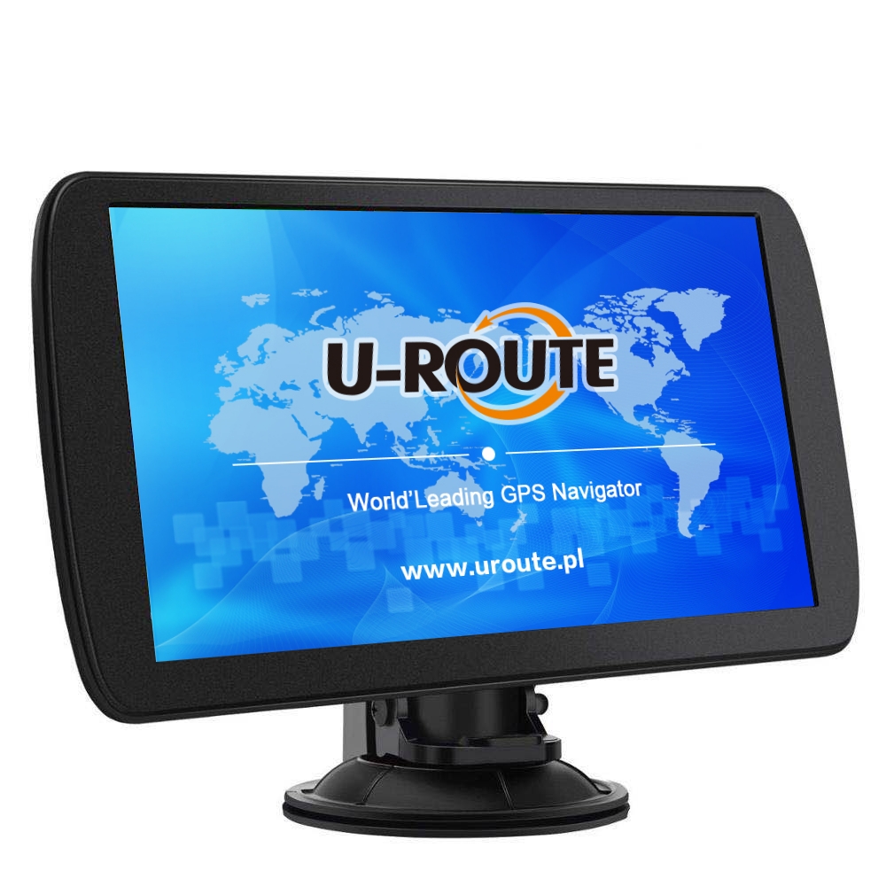 Nawigacja Gps 9" Uroute 84F-53 Android mapy oraz rejestrator trasy