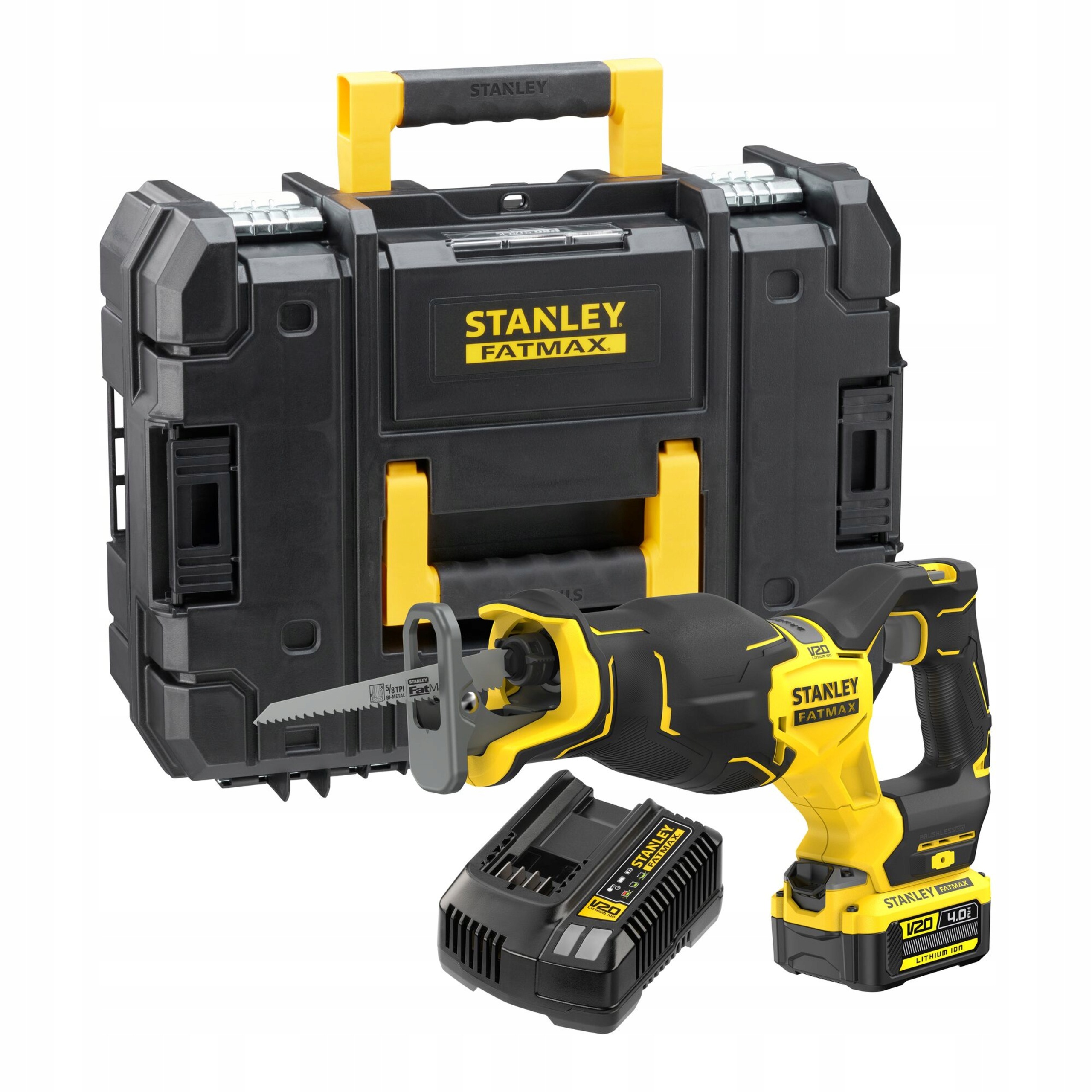 Piła Szablasta Bezszczotkowa Stanley Fatmax SFMCS311M1T V20 18V Lisi Ogon