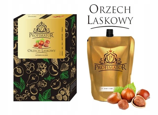 Zaprawka na likier ORZECH LASKOWY box 9x300 ml (2,7 litra) EAN (GTIN) 5903585989836