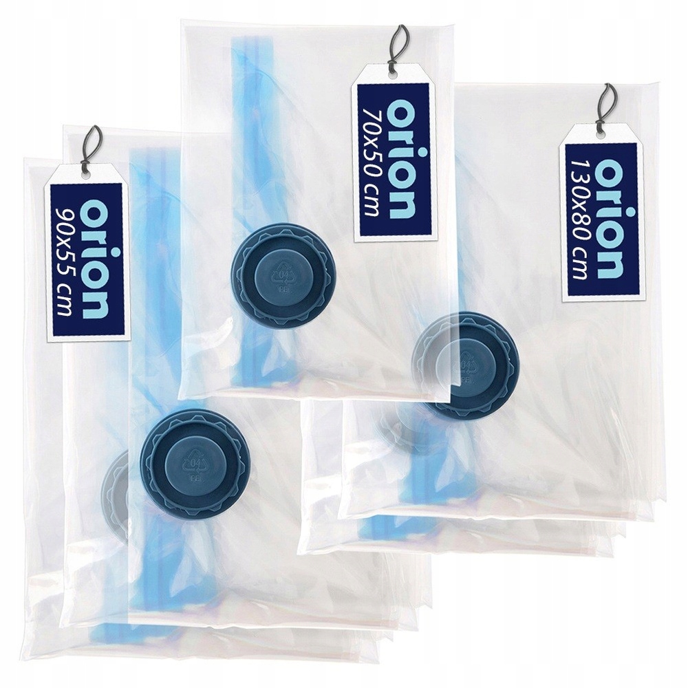 Levně Vakuové Pytle Na Oblečení Povlečení Sada 5 Kusů Různých Velikostí Sáčků