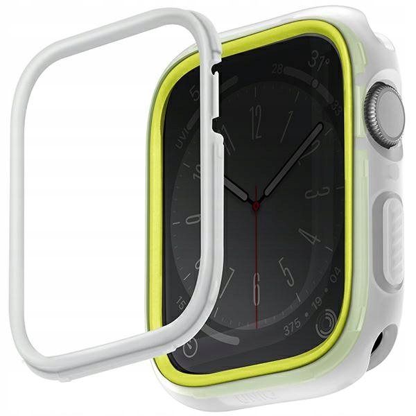 Uniq Etui Moduo do Apple Watch 40/41mm limonka-biały/lime-white