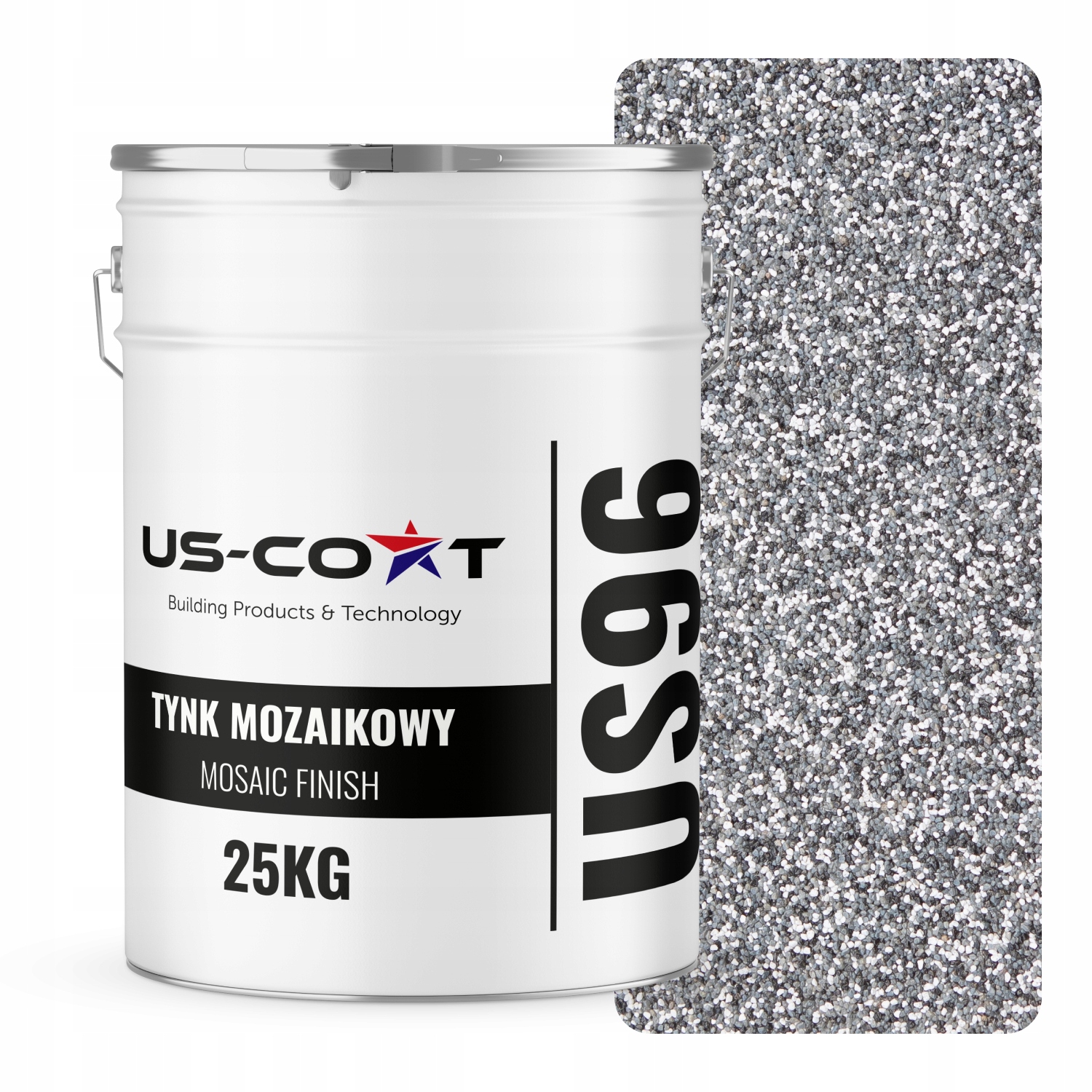 Mozaiková Omietka Mozaika 25 Kg Sivá M23 Ozdobná Živicová Fasáda Premium