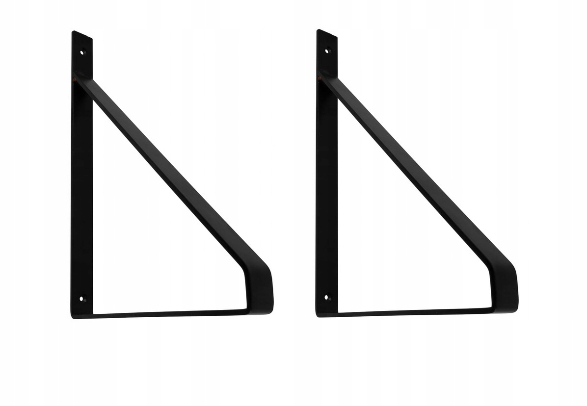 WSPORNIKI POD PÓŁKI GINO LOFT podpórki czarne 2szt