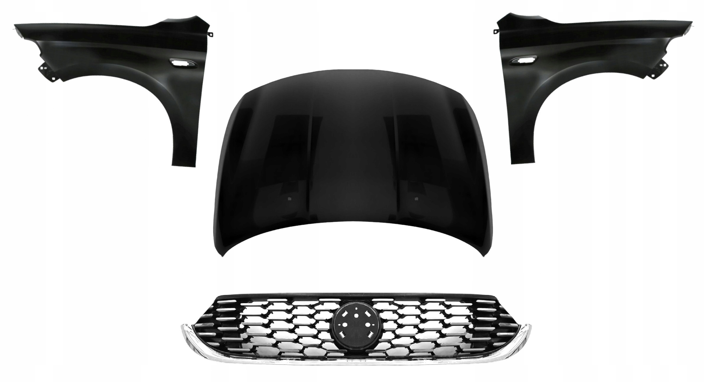 FIAT TIPO 16- ATRAPA GRILL CHROM MASKA BŁOTNIK ZESTAW