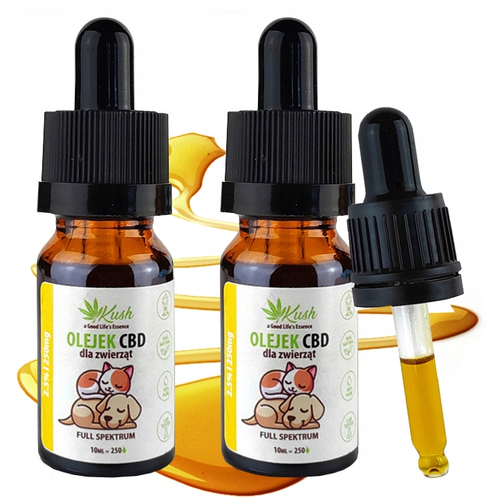 

Olejek Cbd dla Psa Kota Full Spectrum 2.5% 20ml