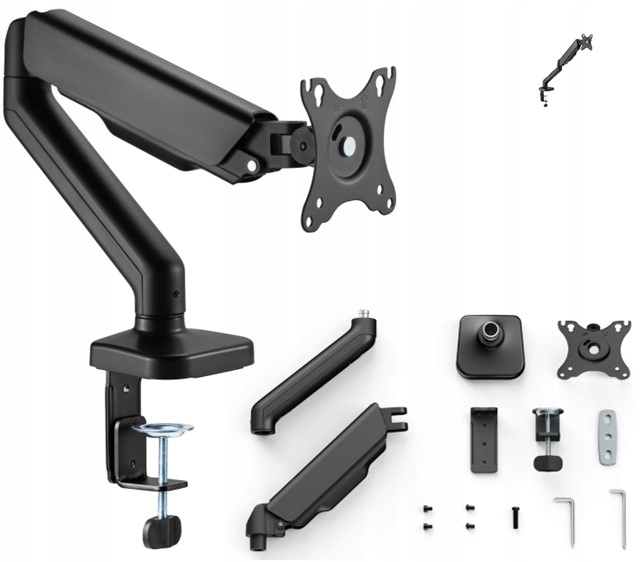 Nastavitelný držák stojanu na rameno monitoru k psacímu stolu pro monitor Dell U2417H