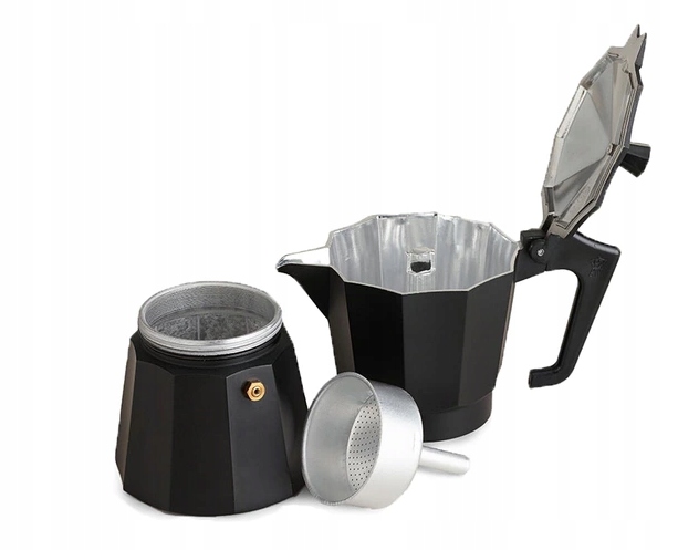 KAWIARKA ZAPARZACZ DO KAWY 6 FILIŻANEK ALUMINIOWA Pojemność (w filiżankach) 6