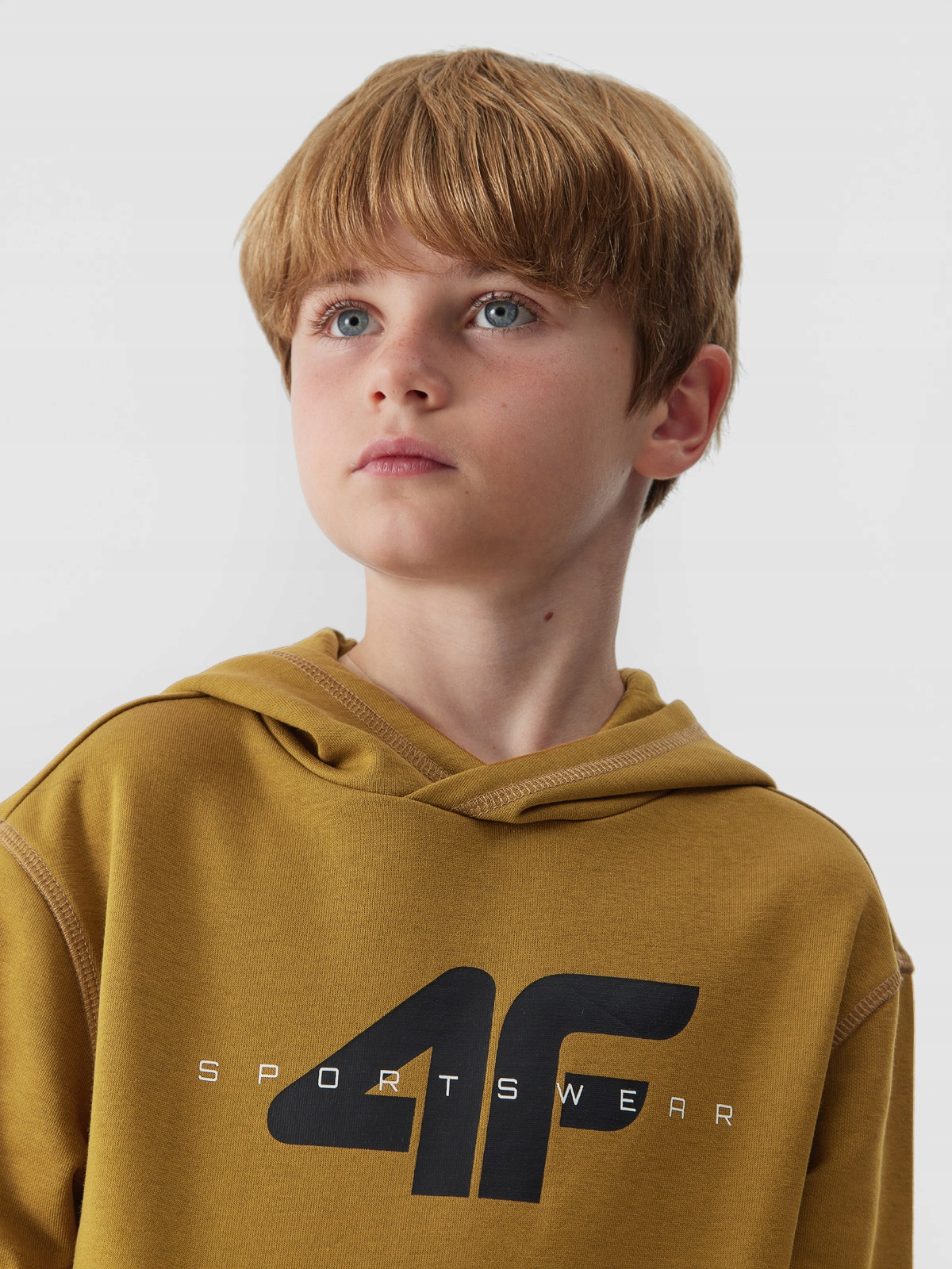 4F BLUZA CHŁOPIĘCA DRESOWA SPORTOWA Z KAPTUREM Płeć chłopcy
