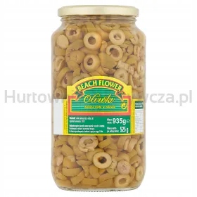 Beach Flower Zelené Olivy nakrájené na nálev 935 g