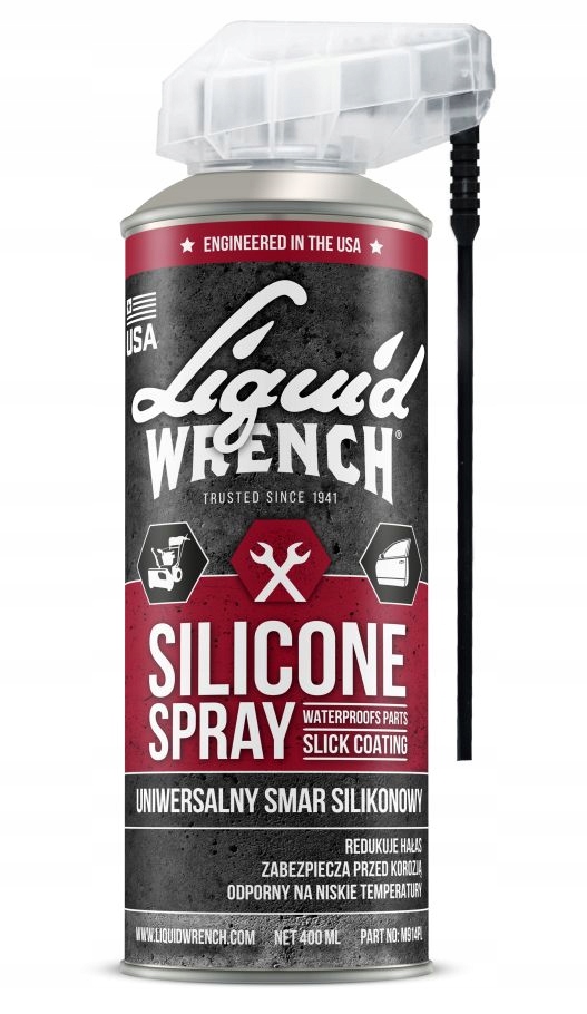 Smar silikonowy w sprayu uniwersalny Liquid Wrench do uszczelek 400ml