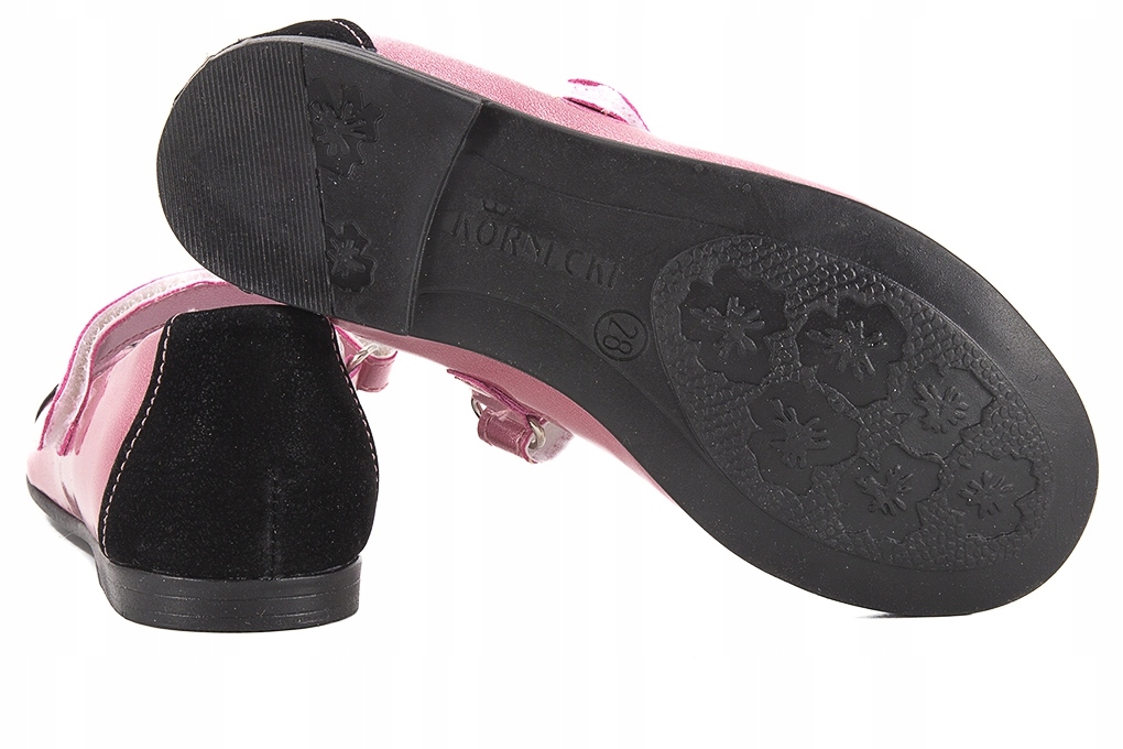 KORNECKI 6818 BALERINKI DZIEWCZĘCE PÓŁBUTY róż 26 Marka Kornecki