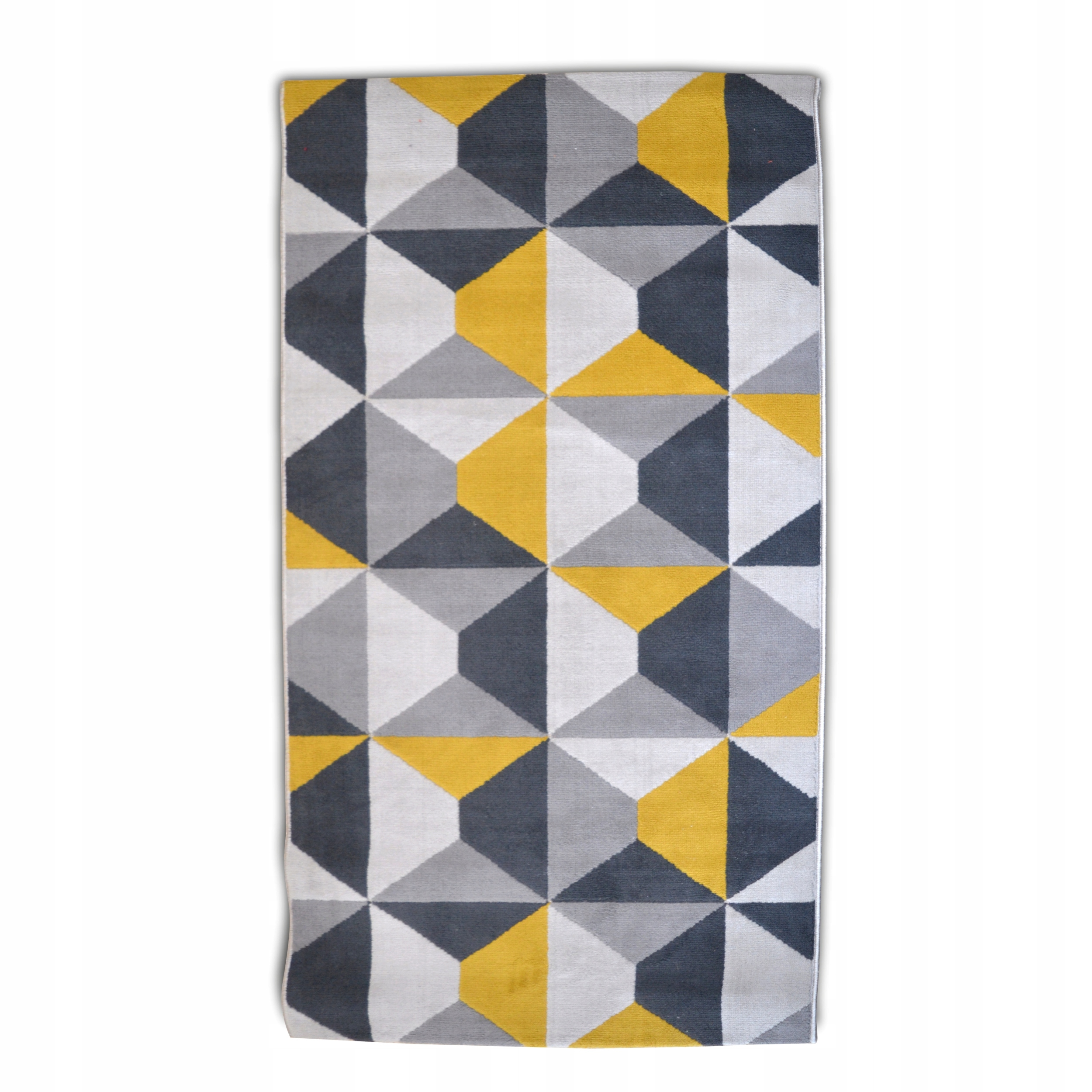 

Dywan 200x290 Bcf Capri Puszysty Szary Złoty